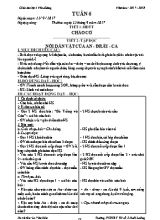 Giáo án điện tử Lớp 4 - Tuần 6 - Năm học 2017-2018 - Lò Văn Hóa